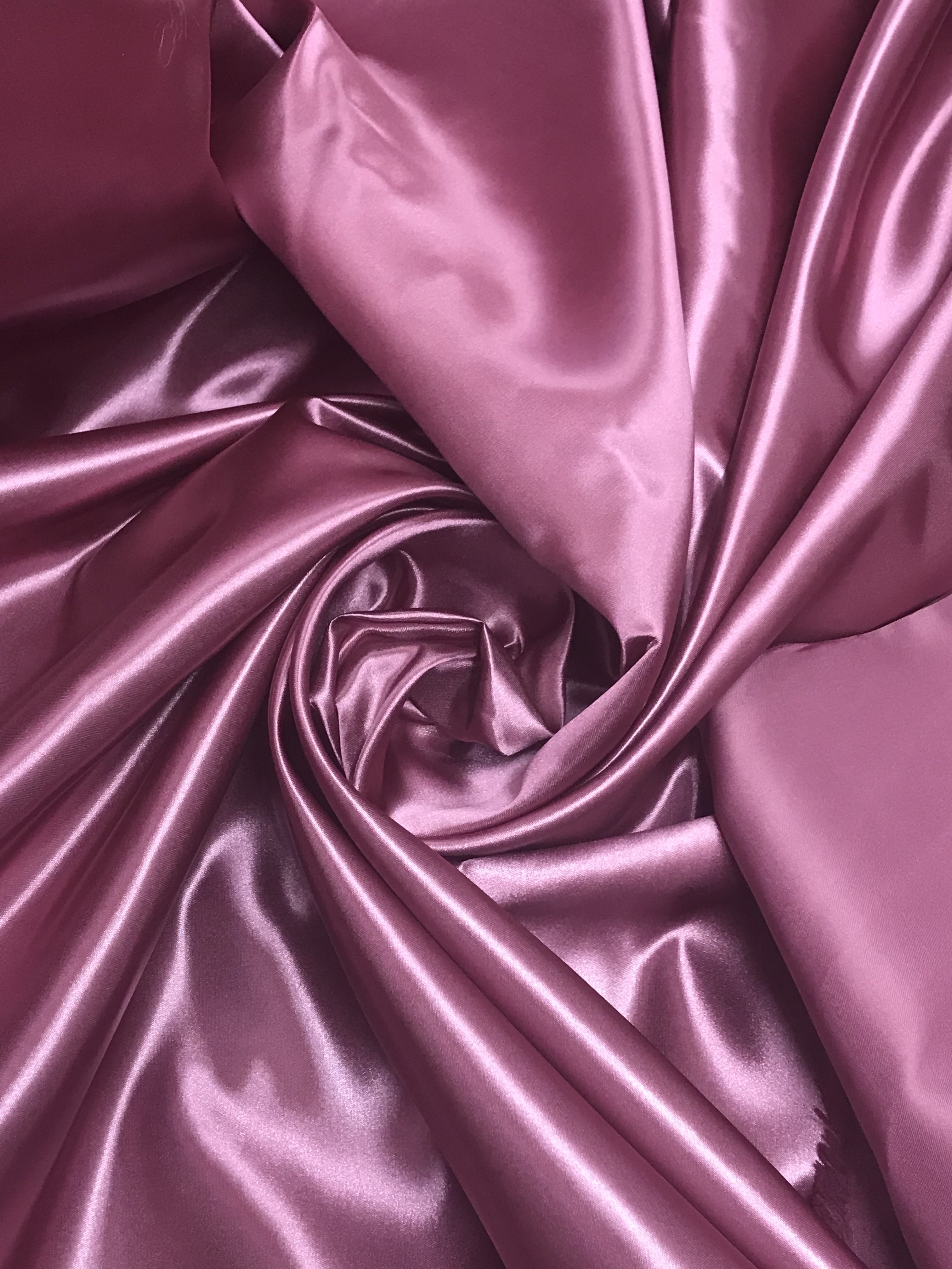 Mauve Bridal Satin Sal Tex Fabrics Inc