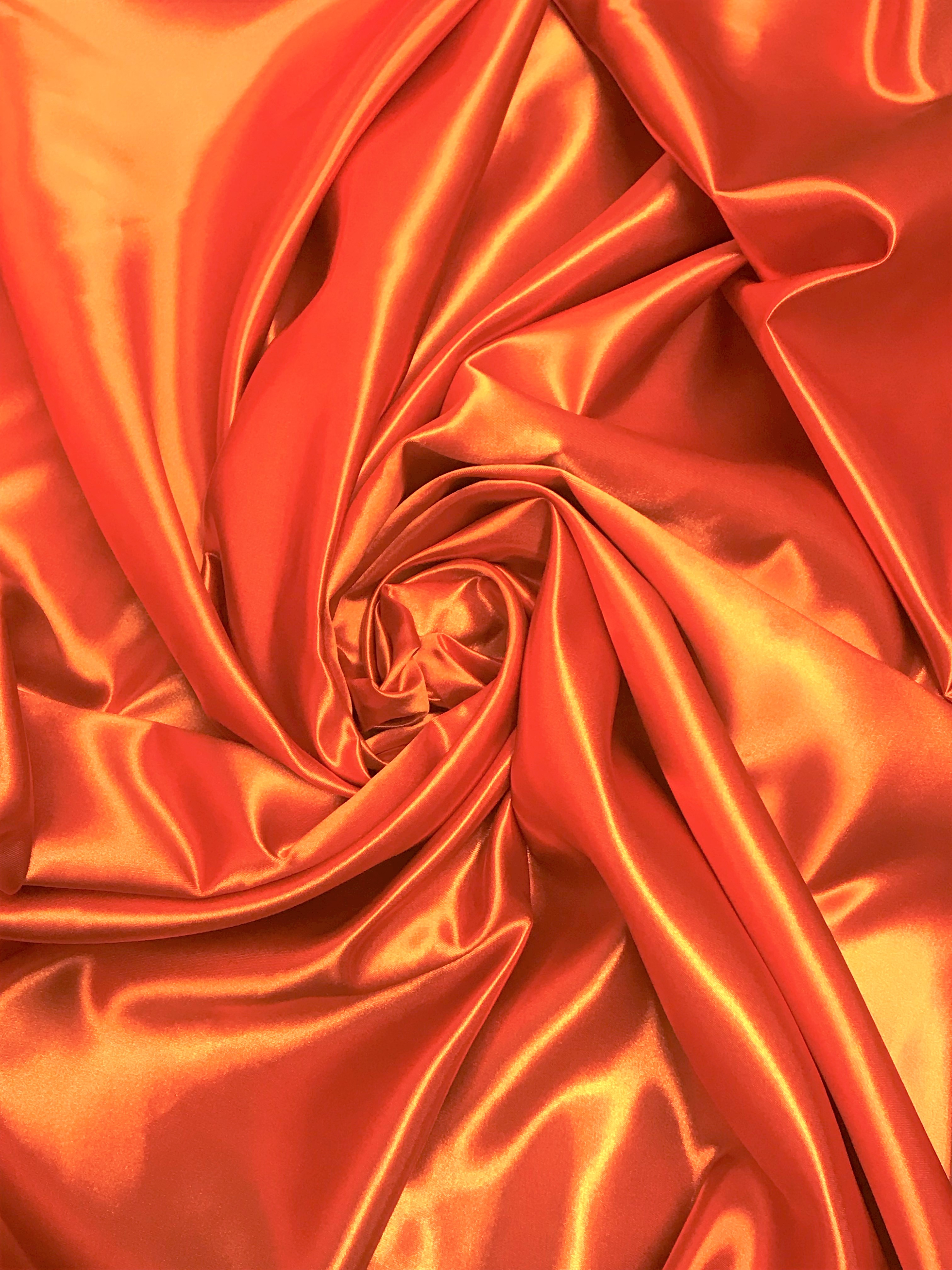 Orange Bridal Satin – Sal Tex Fabrics, Inc.