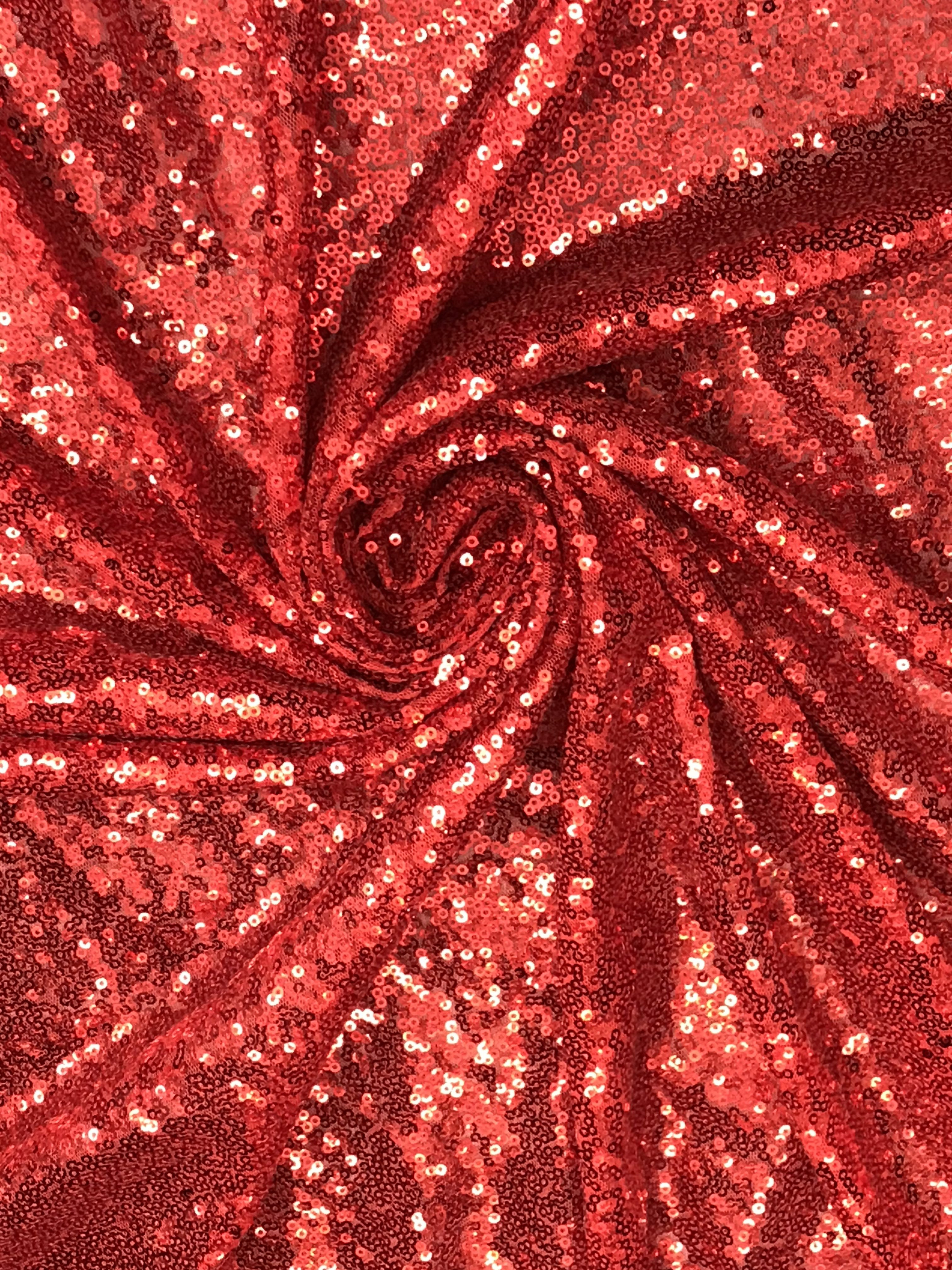 Red Glitz Sequins – Sal Tex Fabrics, Inc.