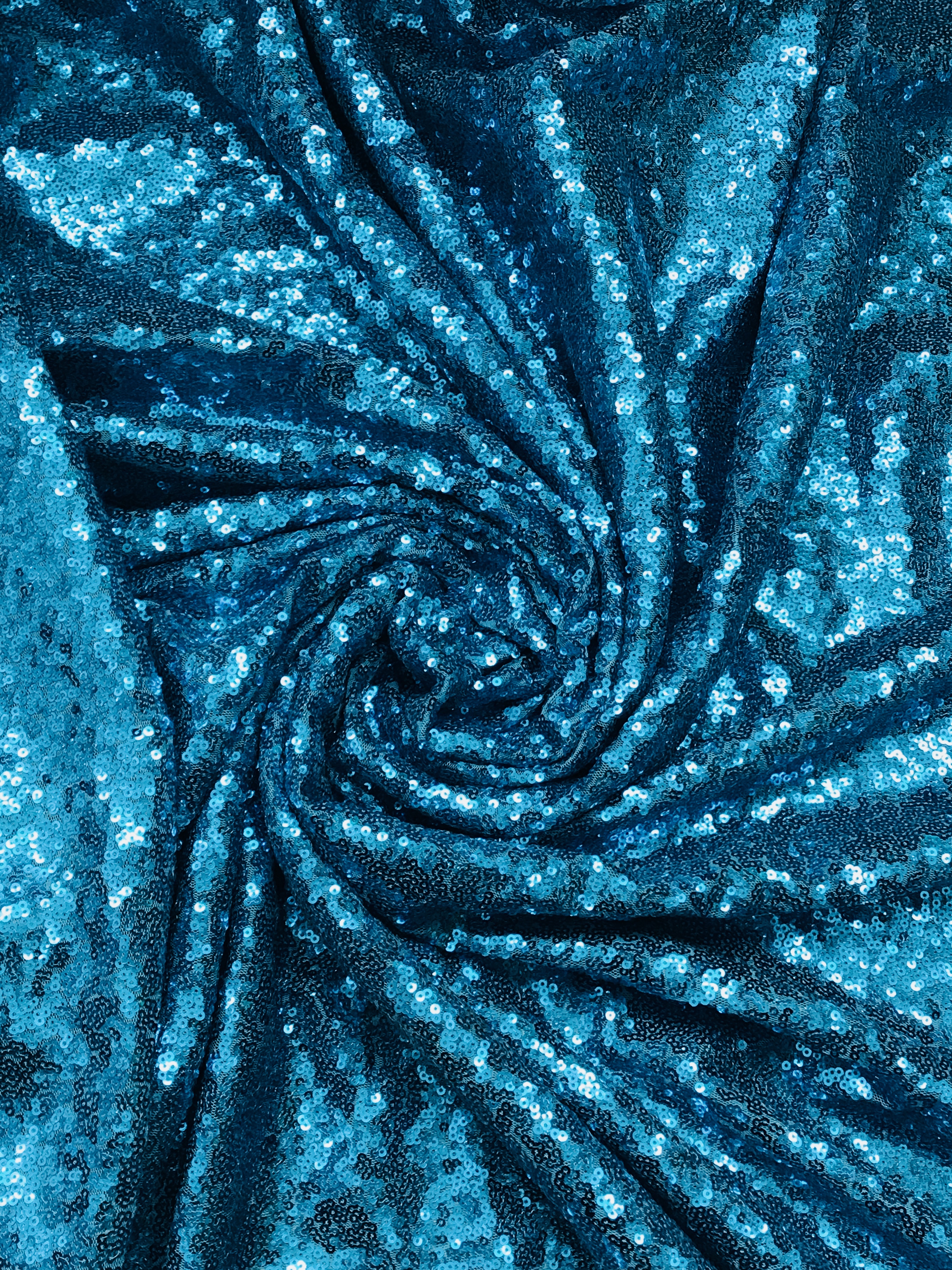 Turquoise Glitz Sequins – Sal Tex Fabrics, Inc.