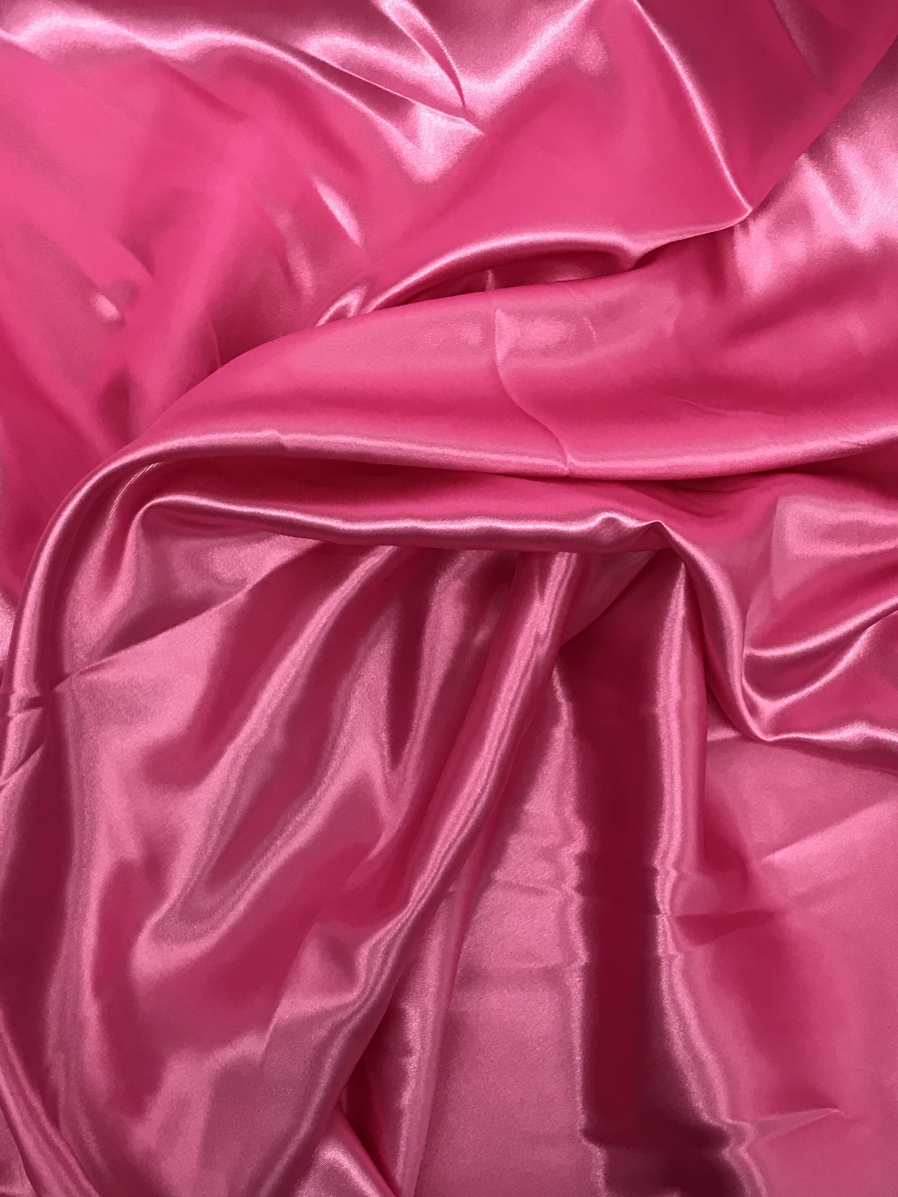 2-1/2x10yd Wired Satin Hot Pink