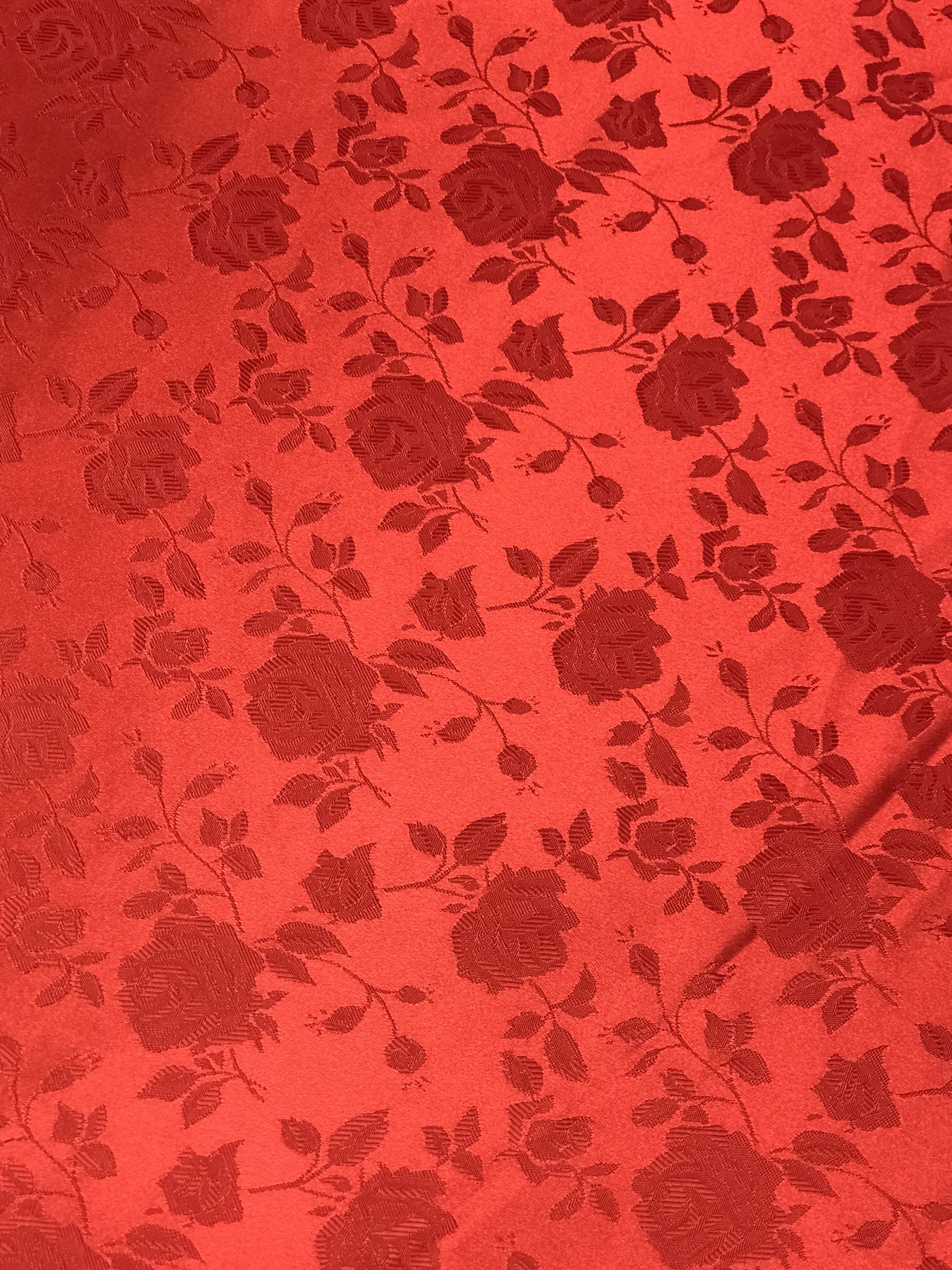 Red Medium Satin – Sal Tex Fabrics, Inc.