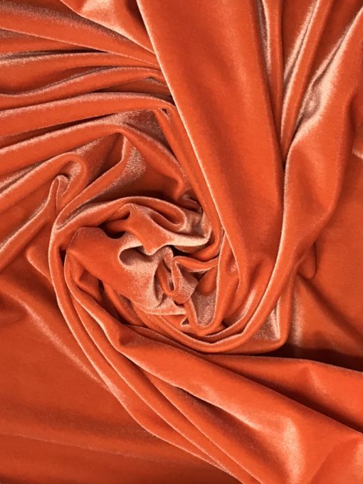 orange velvet trousers